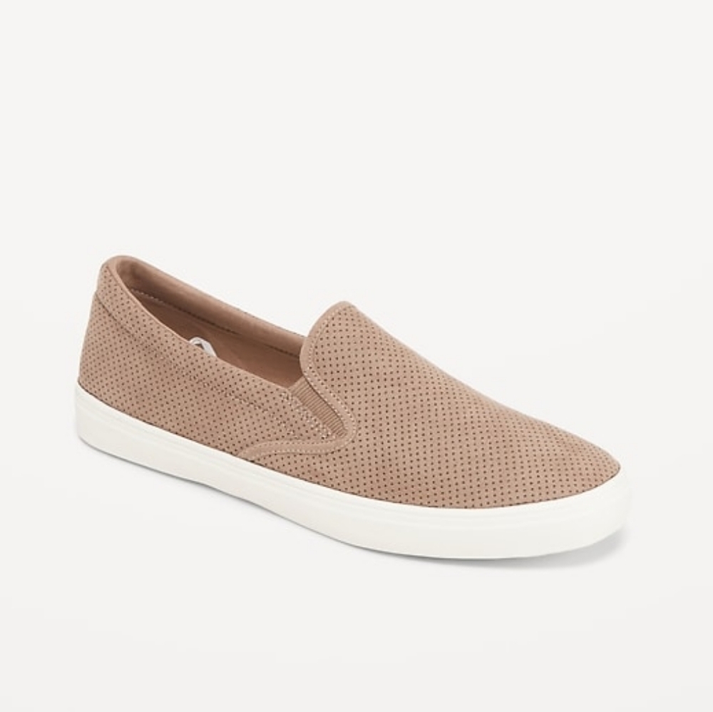 Old Navy Slip On Shoes Taupe Size 8 Womens Sedimentary 1994
